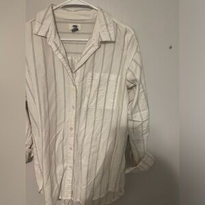 Old Navy Oversized Boyfriend Button Up